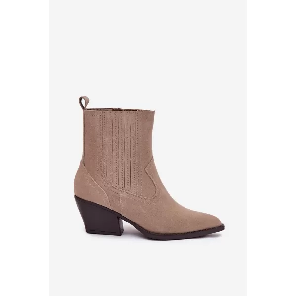  Pantofi de dama cu toc BOTO DYLIRA 40941 BEJ 