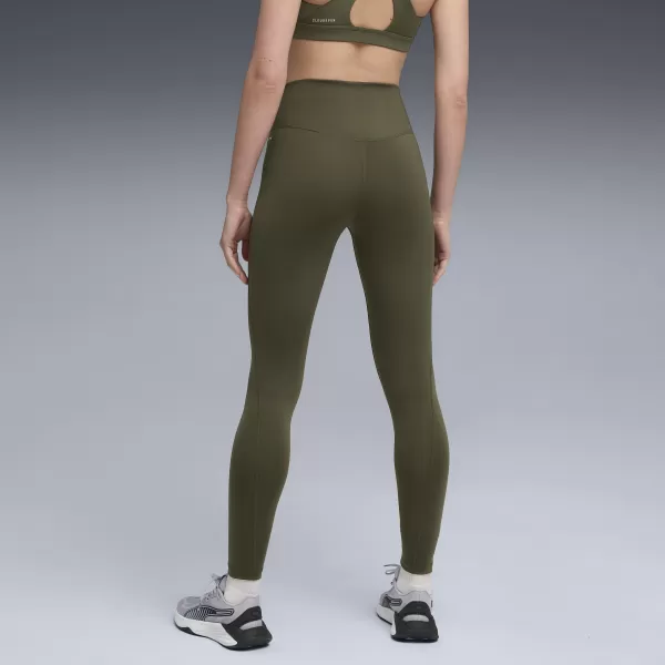  Jambiere de damă PUMA W CLOUDSPUN TIGHT - HW FL 527452-70 MĂSLINE ÎNCHISE 