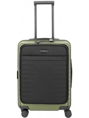 Valiză TITAN Upgrade S23 Front pocket Forest green VERDE DE PĂDURE