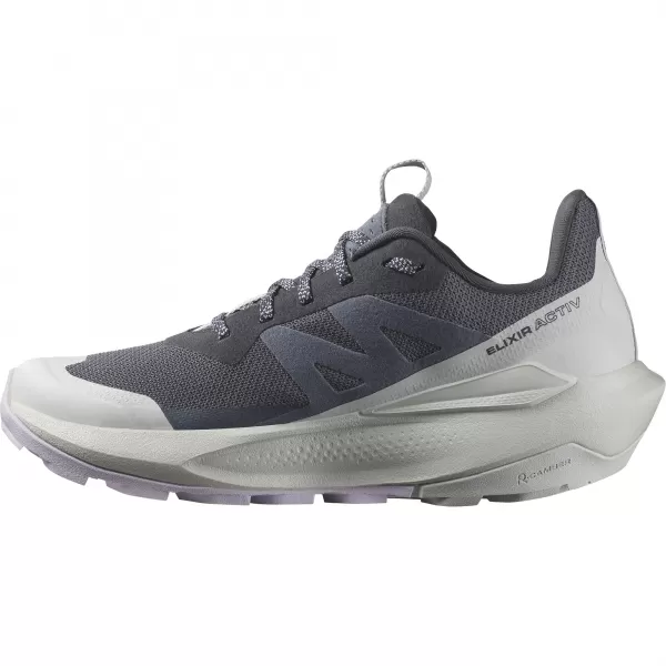  Pantofi de dama SALOMON ELIXIR ACTIV GTX W L47526500 CERNEALĂ INDIA/GRI GLACIAR/PETALĂ DE ORHIDEE 