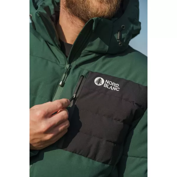  Geaca de iarna pentru barbati NORDBLANC BRAMBLE NBWJM8258 VERDE ÎNCHIS 