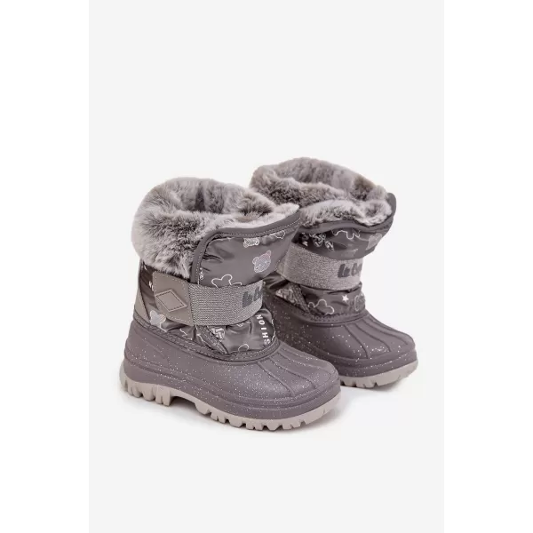  Pantofi de iarna pentru copii LEE COOPER LCJ-25-10-3788 GRI 