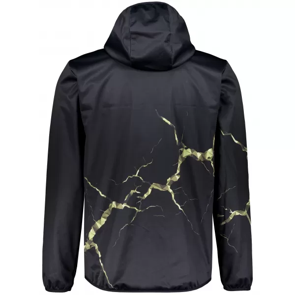  Jachetă softshell premium pentru bărbați ALTISPORT VOJ/ALM129JACK01 NEGRU/MILITAR 