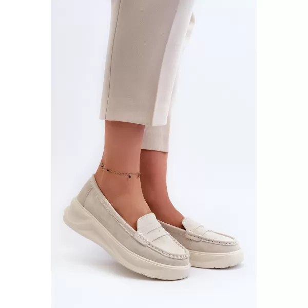  Mocasini de dama EVENTO FILIDIA BEJ 