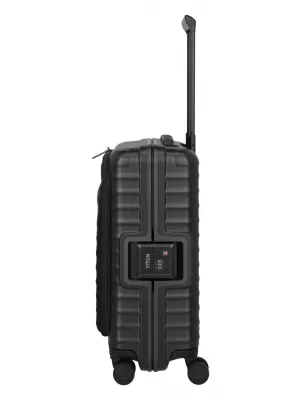 Valiză TITAN Overseas S Front pocket MADRASTRA NEAGRA