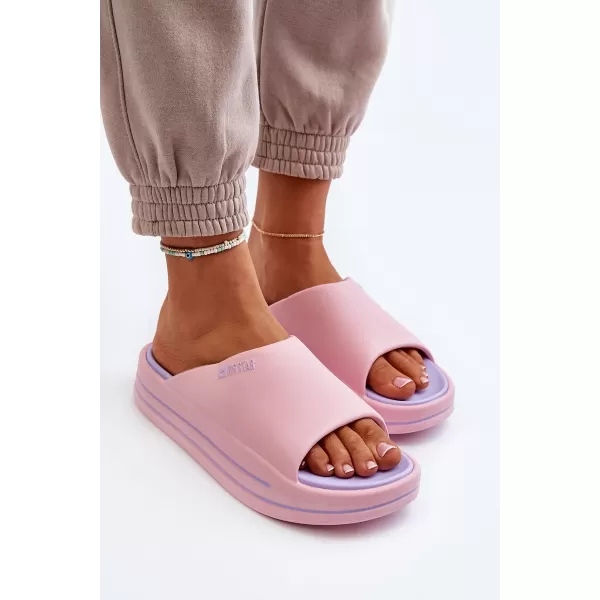 Papuci dama BIG STAR NN274A035 ROZ Pantofi Big Star 