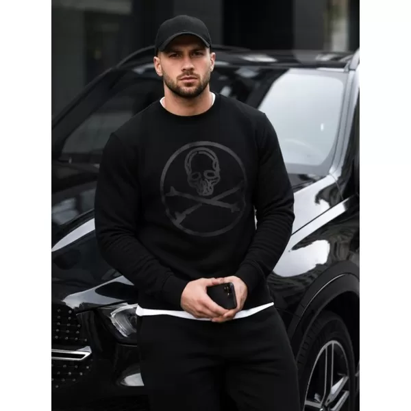  Hanorac pentru bărbați DSTREET BX5948 NEGRU 