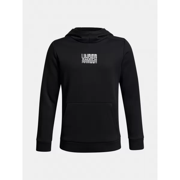  Hanorac pentru băiat UNDER ARMOUR UA ARMOUR FLC RETRO GRPHC HD 6003812-001 NEGRU 