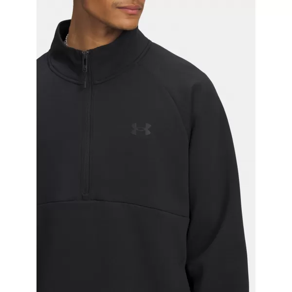  Hanorac pentru bărbați UNDER ARMOUR UNSTOPPABLE FLC HALF ZIP 6003868-001 NEGRU 