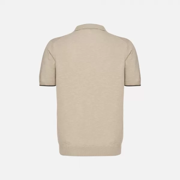  Tricou pentru bărbați GEOX KNIT G012318 BEJ 