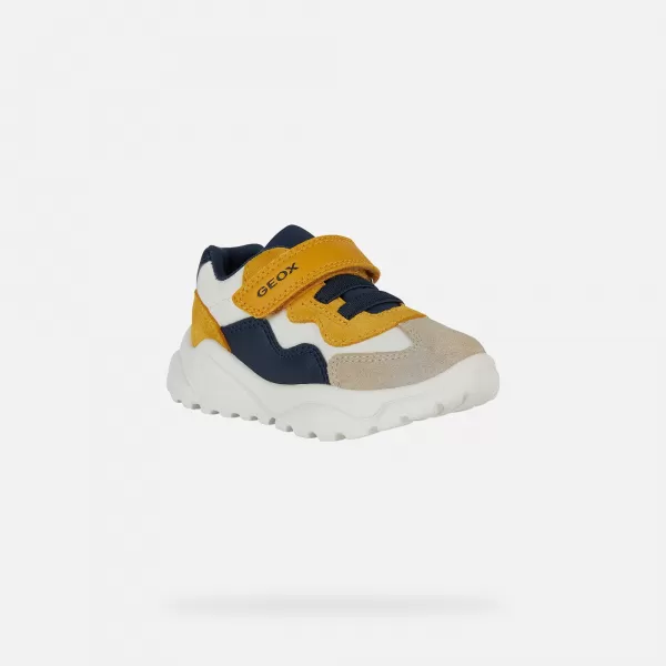  Adidași pentru băieți GEOX CIUFCIUF B455RB0FU22CQ62P BEJ 