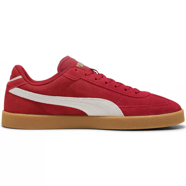  Cizme PUMA CLUB II ERA SUEDE 400717-08 FORATRED/P.WHITE/ FORATRED/P.WHITE/PUMA GOLD 