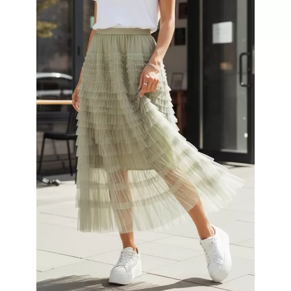  Fusta de dama DSTREET CY0423 VERDE 