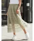 Fusta de dama DSTREET CY0423 VERDE