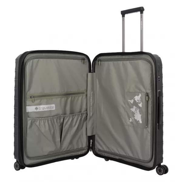  Valiză TRAVELITE Mooby S,M,L Front pocket NEGRU 