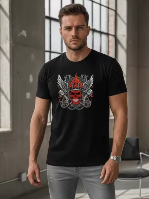 Tricou pentru bărbați DSTREET NX058R NEGRU