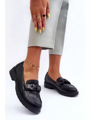 Mocasini de dama S.BARSKI HY335 NEGRU