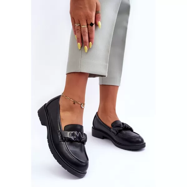  Mocasini de dama S.BARSKI HY335 NEGRU 