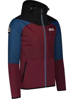 Jachetă pentru bărbați NORDBLANC FORWARD NBWJM8327 BURGUNDIA