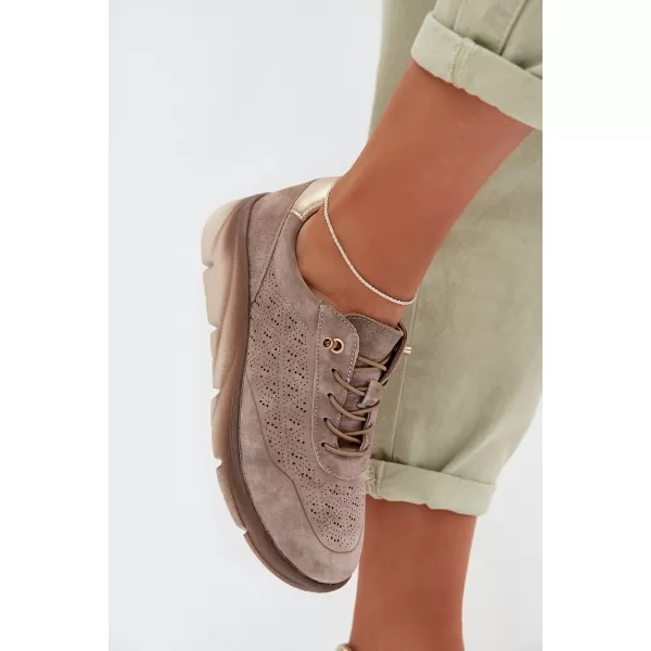  Adidași de damă SERGIO LEONE SP-002 MARO 