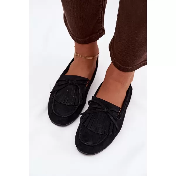  Mocasini de dama BOTO JANELISSE 41308 NEGRU 