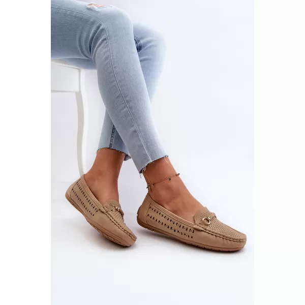  Mocasini de dama BOTO RASIRNA 31619 KAKI 