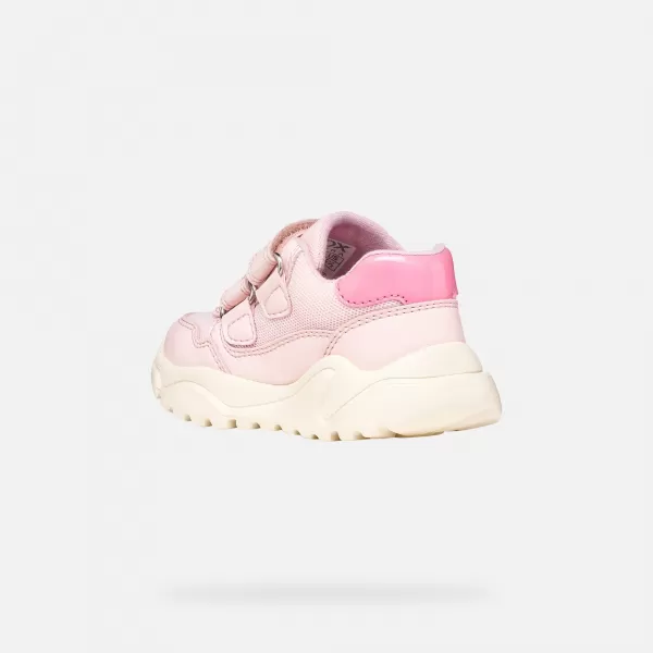  Adidași pentru fete GEOX CIUFCIUF B655QA0BC14C0808 ROZ DESCHIS 