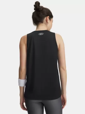 Maieu de damă UNDER ARMOUR TECH TANK SOLID 1383655-001 NEGRU