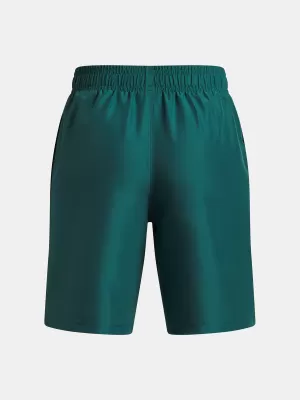 Pantaloni scurți pentru băieți UNDER ARMOUR UA TECH WOVEN WORDMARK SHORT 1383341-338 VERDE