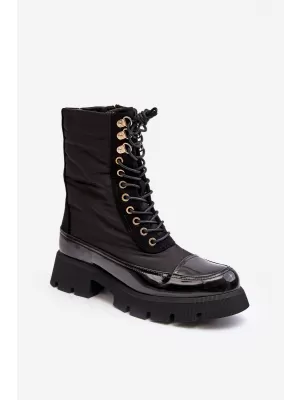 Pantofi de dama cu toc BOTO SARANEMA 27553 NEGRU