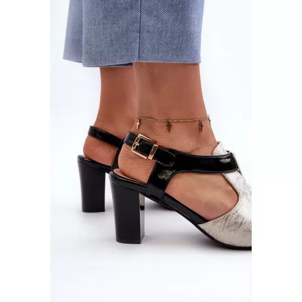  Sandale de dama BOTO QUEENMARIE 31482 AUR 