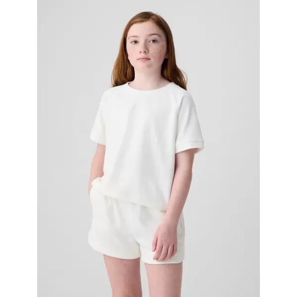  Tricou pentru copii GAP RAGLAN PULLOVER 427789-03 NOU ALB 