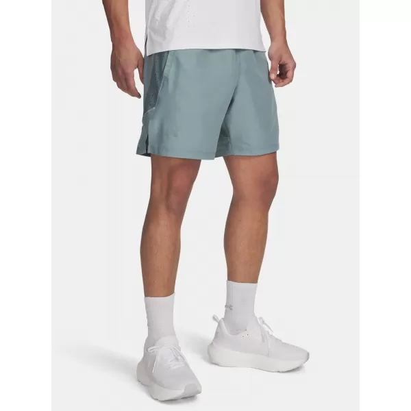  Pantaloni scurți pentru bărbați UNDER ARMOUR UA LAUNCH PRO 2N1 7'' SHORTS 1376831-323 VERDE 