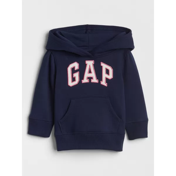  Hanorac pentru copii GAP LOGO HOODIE PULLOVER 618806-01 ALBASTRU ELIZEAN 