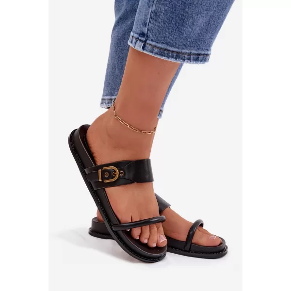  Papuci de damă BOTO SARILISSE 41609 NEGRU 