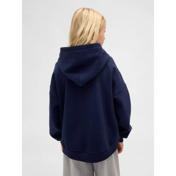  Hanorac pentru copii GAP LOGO HOODIE PULLOVER 847141-01 UNIFORMA MARINEI 