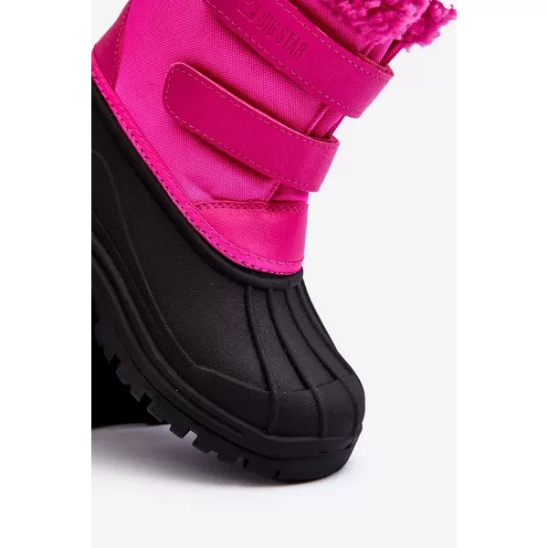  Pantofi de iarna pentru copii BIG STAR MM374112 FUCHSIA/NEGRU Pantofi Big Star 