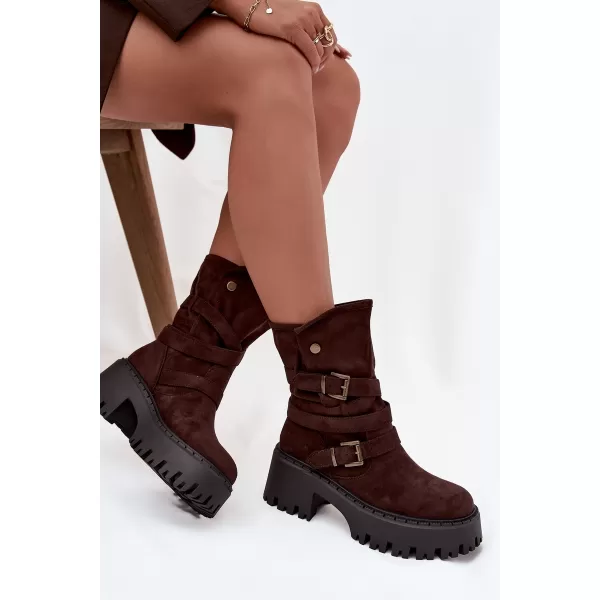  Pantofi de dama cu toc BOTO NERELISA 40379 MARO 