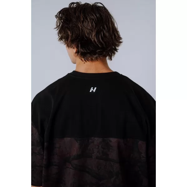  Tricou supradimensionat POWER 898 DARK BROWN CAMO Nebbia 