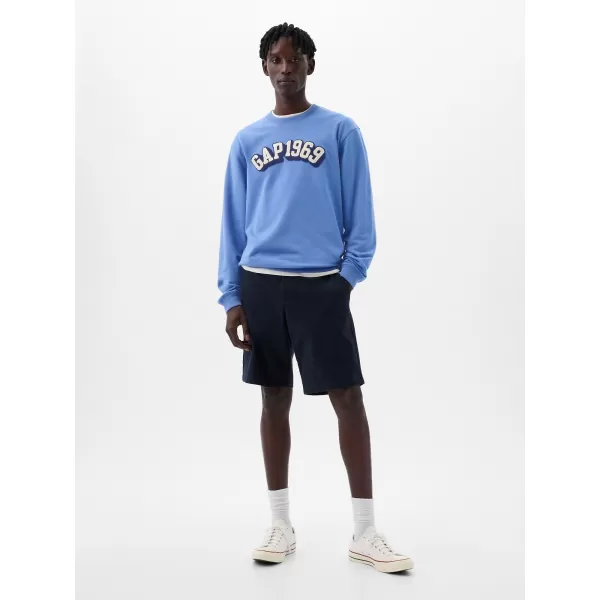  Hanorac pentru bărbați GAP LOGO CREWNECK SWEATSHIRT 829103-07 ALBASTRU CABANA 
