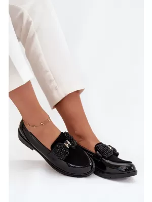 Mocasini de dama D&A HY51-319 NEGRU