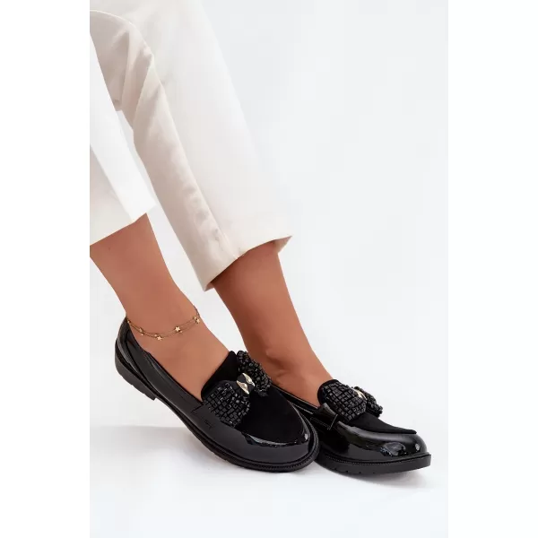  Mocasini de dama D&A HY51-319 NEGRU 