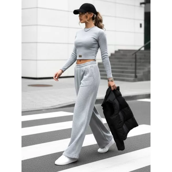  Set pentru femei DSTREET AY0904 GRI DESCHIS 