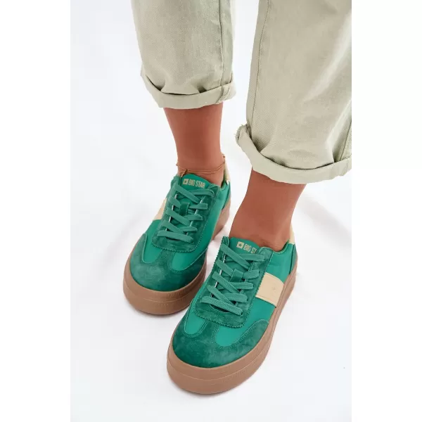  Adidasi de dama BIG STAR TT274163 VERDE Pantofi Big Star 