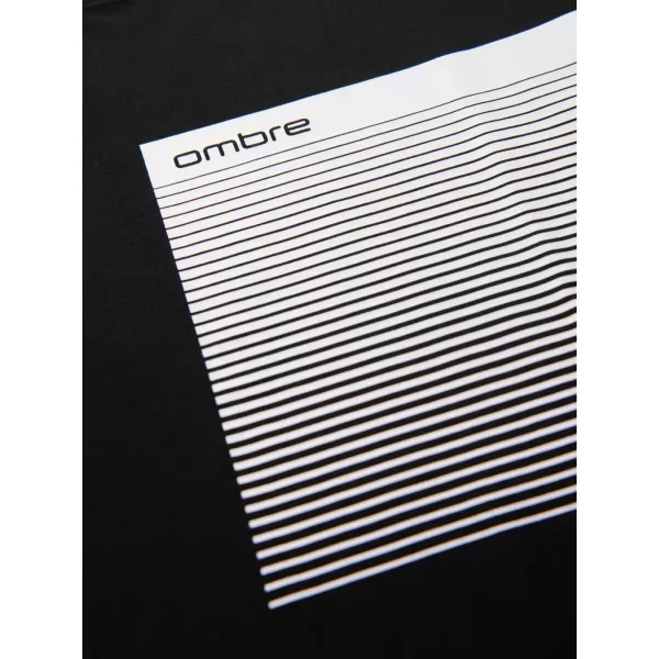  Tricou pentru bărbați OMBRE OM-TSPT-0246 NEGRU 