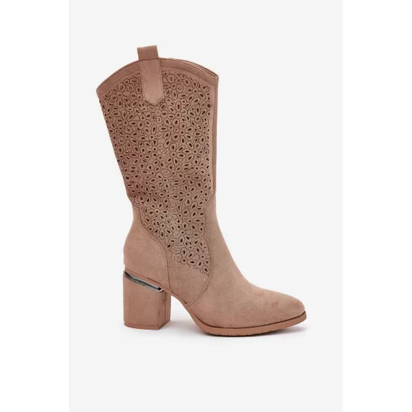  Cizme de dama S.BARSKI HY51-238 BEJ 