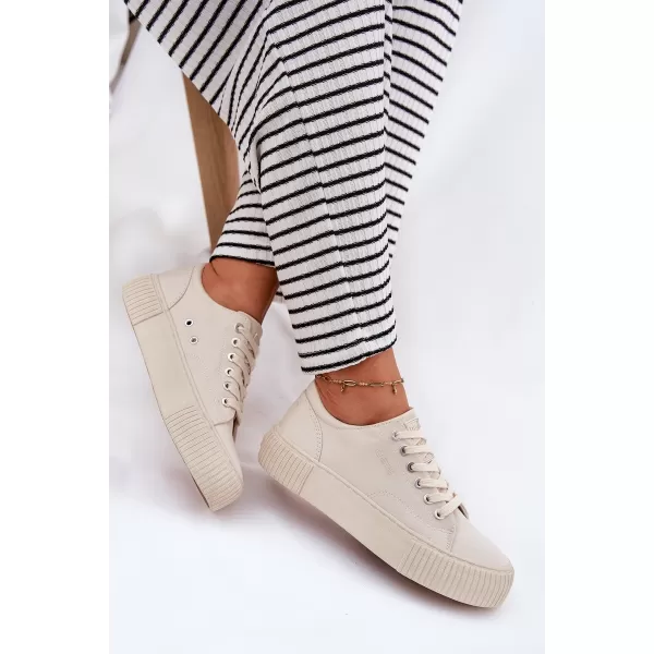  Adidasi de dama BIG STAR RR274407 BEJ Pantofi Big Star 