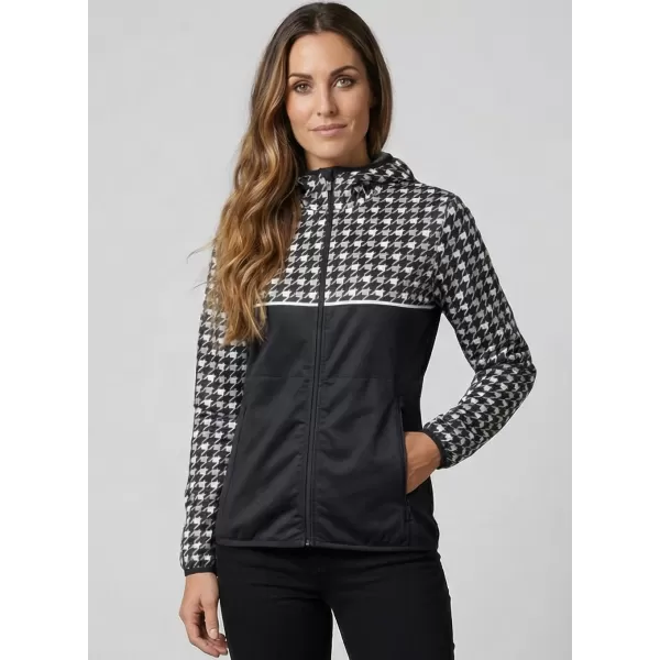  Jachetă softshell premium pentru femei ALTISPORT VOJ/ALW048JACK01 ALB-NEGRU 