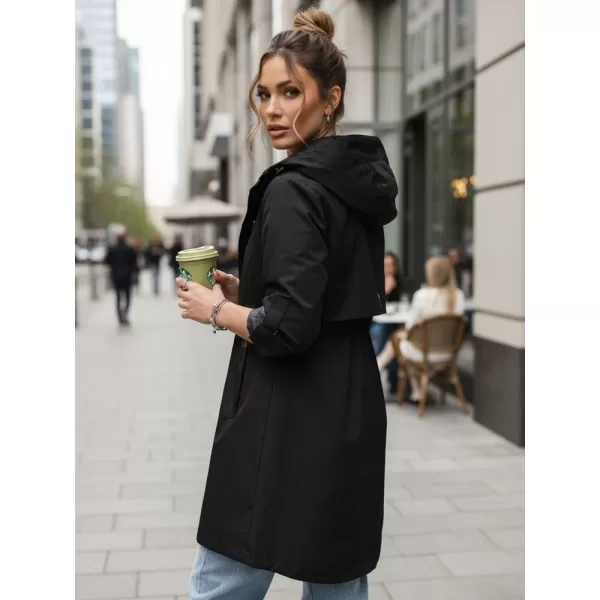  Palton de damă DSTREET TY5554 NEGRU 