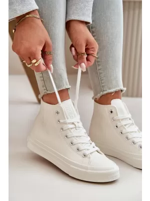 Adidași de damă BIG STAR OO274932 WHITE Pantofi Big Star